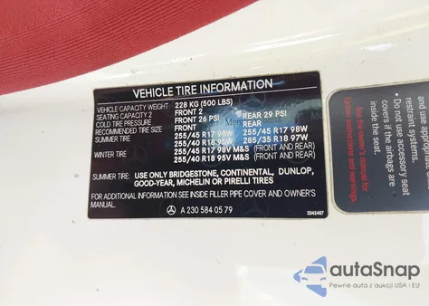 2005 Mercedes-Benz Sl 500 z USA, uszkodzony, nr VIN WDBSK75F25F092398